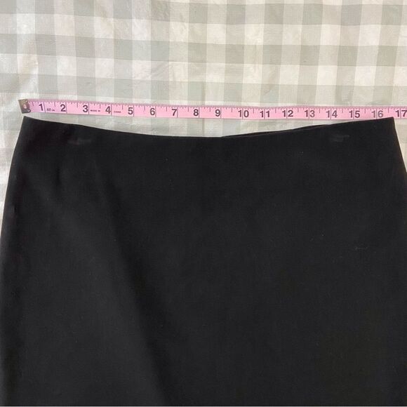 SANDRA Angelozzi woven black skirt size 12 woven buttom - Picture 9 of 12